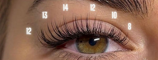Lash mapping practice